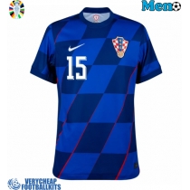 Croatia Mario Pasalic #15 Replica Away Shirt Euro 2024 Short Sleeve